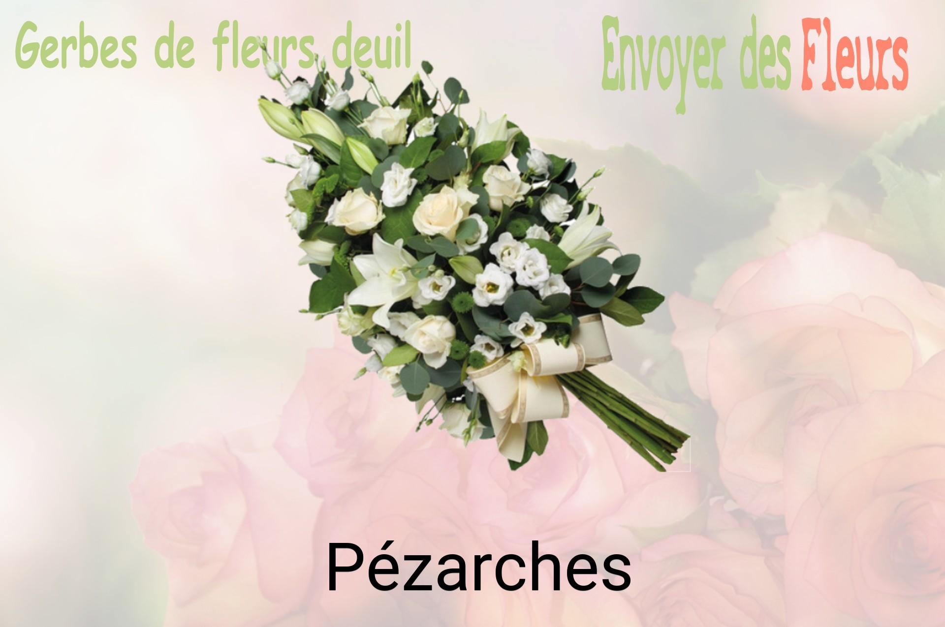 Gerbe de fleurs de deuil livrée à Pézarches